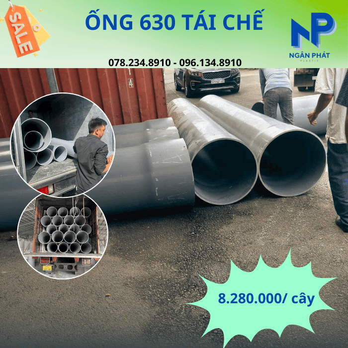 Ống Nhựa PVC 630 Giá Tốt Ống Nhựa PVC 630 Giá Tốt