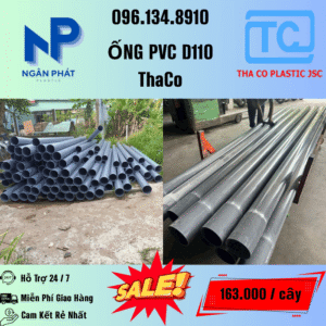 Giá Ống Nhựa 110 ThaCo Mới Nhất