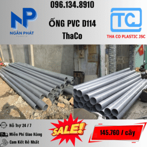 Giá Ống Nhựa 114 ThaCo Mới Nhất