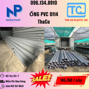 Giá Ống Nhựa 114 ThaCo Mới Nhất