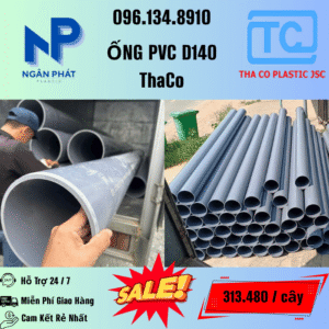 Giá Ống Nhựa 140 ThaCo Mới Nhất