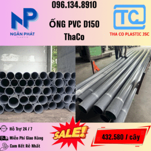 Giá Ống Nhựa 150 ThaCo Mới Nhất