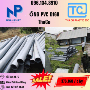 Giá Ống Nhựa 168 ThaCo Mới Nhất