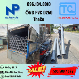 Giá Ống Nhựa 250 ThaCo Mới Nhất