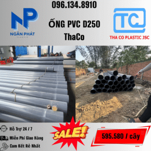 Giá Ống Nhựa 250 ThaCo Mới Nhất