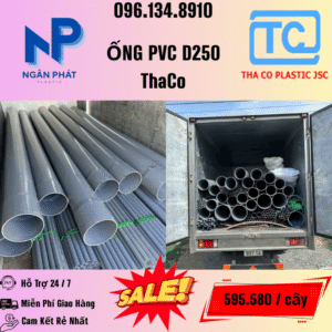Giá Ống Nhựa 250 ThaCo Mới Nhất