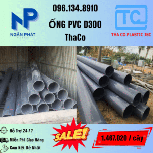 Giá Ống Nhựa 300 ThaCo Mới Nhất