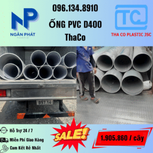 Giá Ống Nhựa 400 ThaCo Mới Nhất