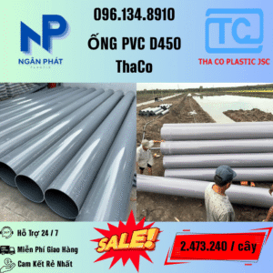 Giá Ống Nhựa 450 ThaCo Mới Nhất