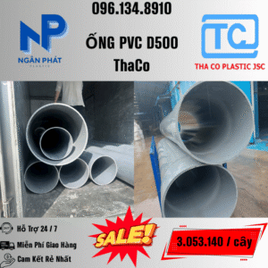 Giá Ống Nhựa 500 ThaCo Mới Nhất