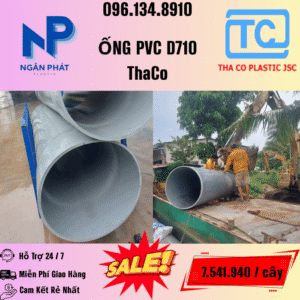 Giá Ống Nhựa 710 ThaCo Mới Nhất