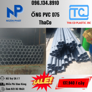 Giá Ống Nhựa 75 ThaCo Mới Nhất
