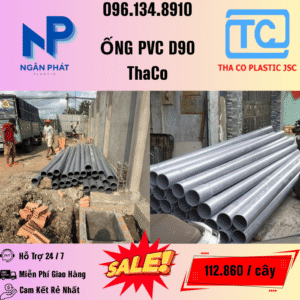 Giá Ống Nhựa 90 ThaCo Mới Nhất