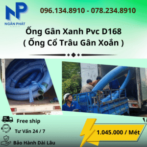 Ống Gân Xanh D168 Giá Rẻ