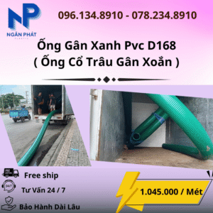 Ống Gân Xanh D168 Giá Rẻ