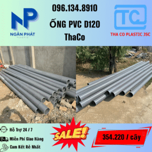 Giá Ống Nhựa 120 ThaCo Mới Nhất
