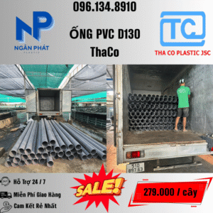 Giá Ống Nhựa 130 ThaCo Mới Nhất