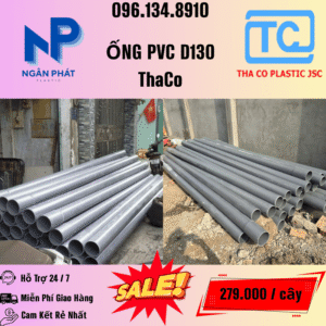 Giá Ống Nhựa 130 ThaCo Mới Nhất