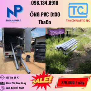 Giá Ống Nhựa 130 ThaCo Mới Nhất