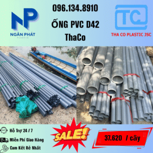 Giá Ống Nhựa 42 ThaCo Mới Nhất