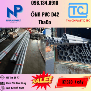 Giá Ống Nhựa 42 ThaCo Mới Nhất