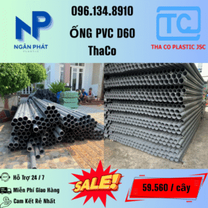 Giá Ống Nhựa 60 ThaCo Mới Nhất