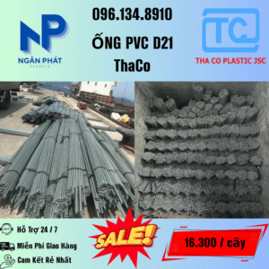 Giá Ống Nhựa 21 ThaCo Mới Nhất