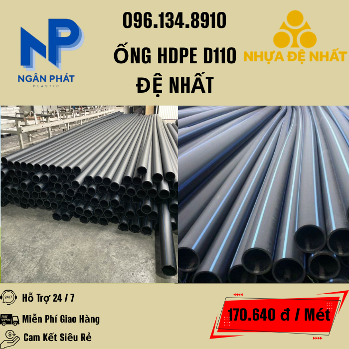 Ống HDPE D110 Đệ Nhất