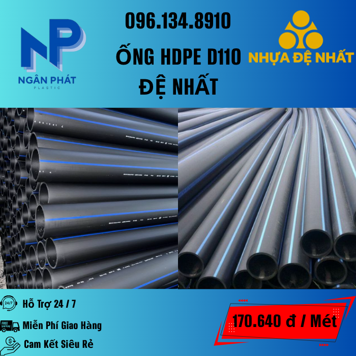 Ống HDPE D110 Đệ Nhất