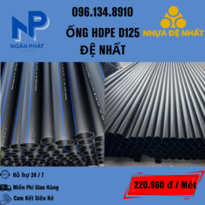 Ống HDPE D125 Đệ Nhất