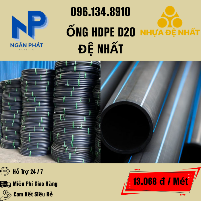Ống HDPE D20 Đệ Nhất