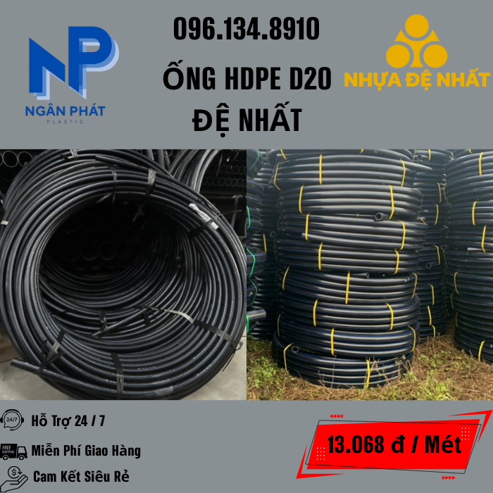 Ống HDPE D20 Đệ Nhất