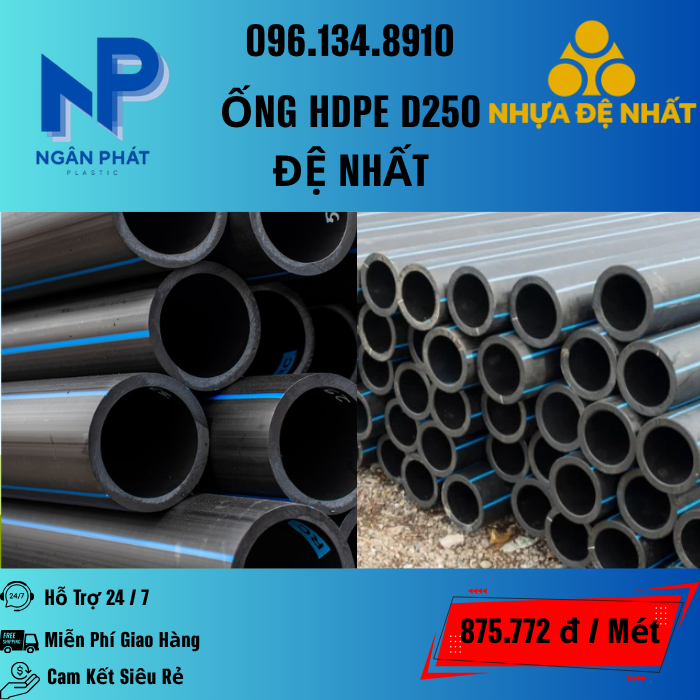 Ống HDPE D250 Đệ Nhất