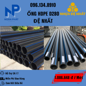 Ống HDPE D280 Đệ Nhất