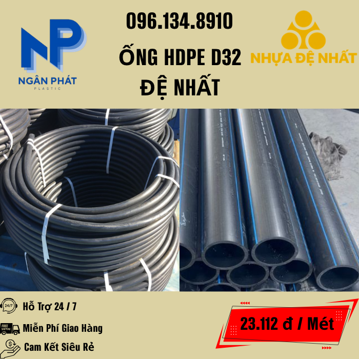 Ống HDPE D32 Đệ Nhất