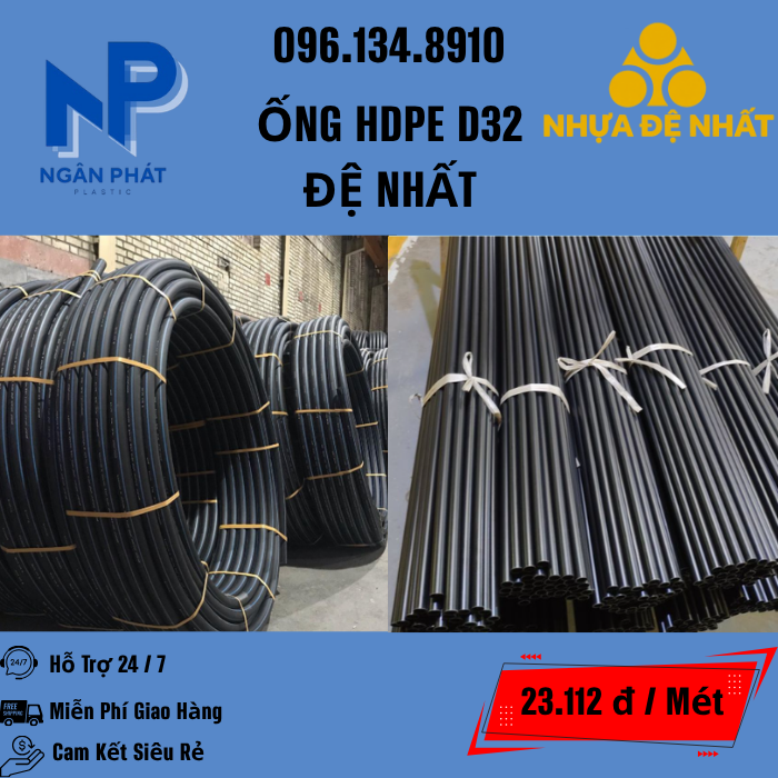 Ống HDPE D32 Đệ Nhất Ống HDPE D32 Đệ Nhất