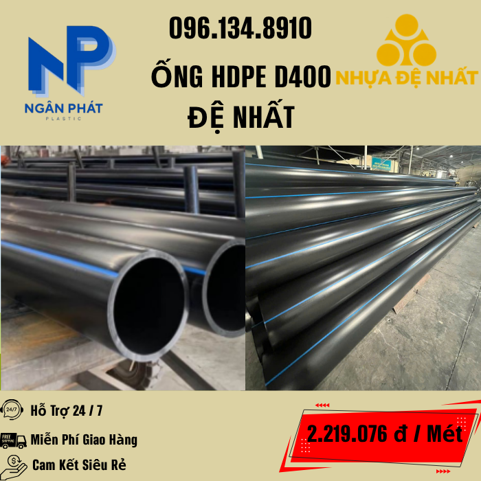 Ống HDPE D400 Đệ Nhất