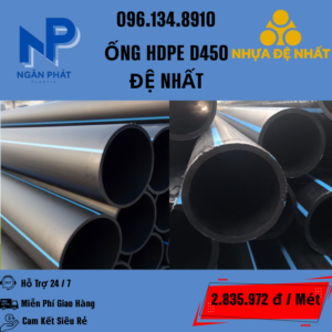 Ống HDPE D450 Đệ Nhất