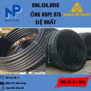 Ống HDPE D75 Đệ Nhất