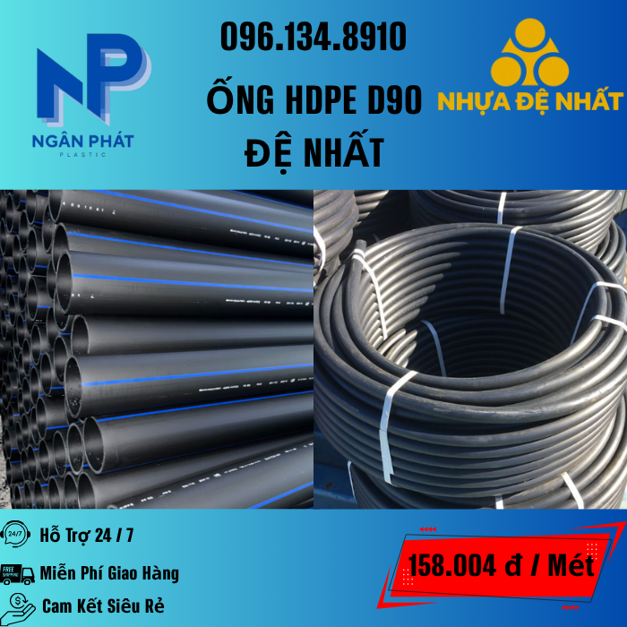 Ống HDPE D90 Đệ Nhất