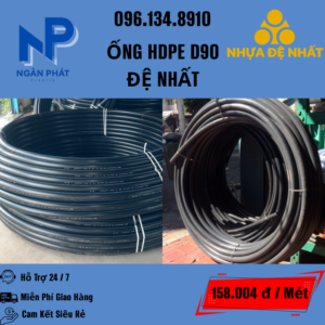 Ống HDPE D90 Đệ Nhất