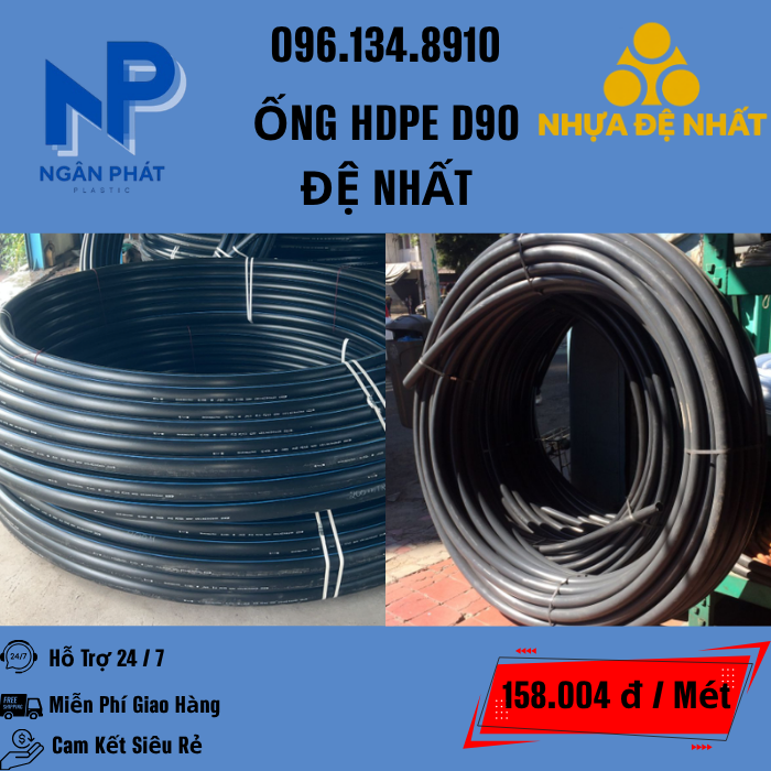 Ống HDPE D90 Đệ Nhất Ống HDPE D90 Đệ Nhất